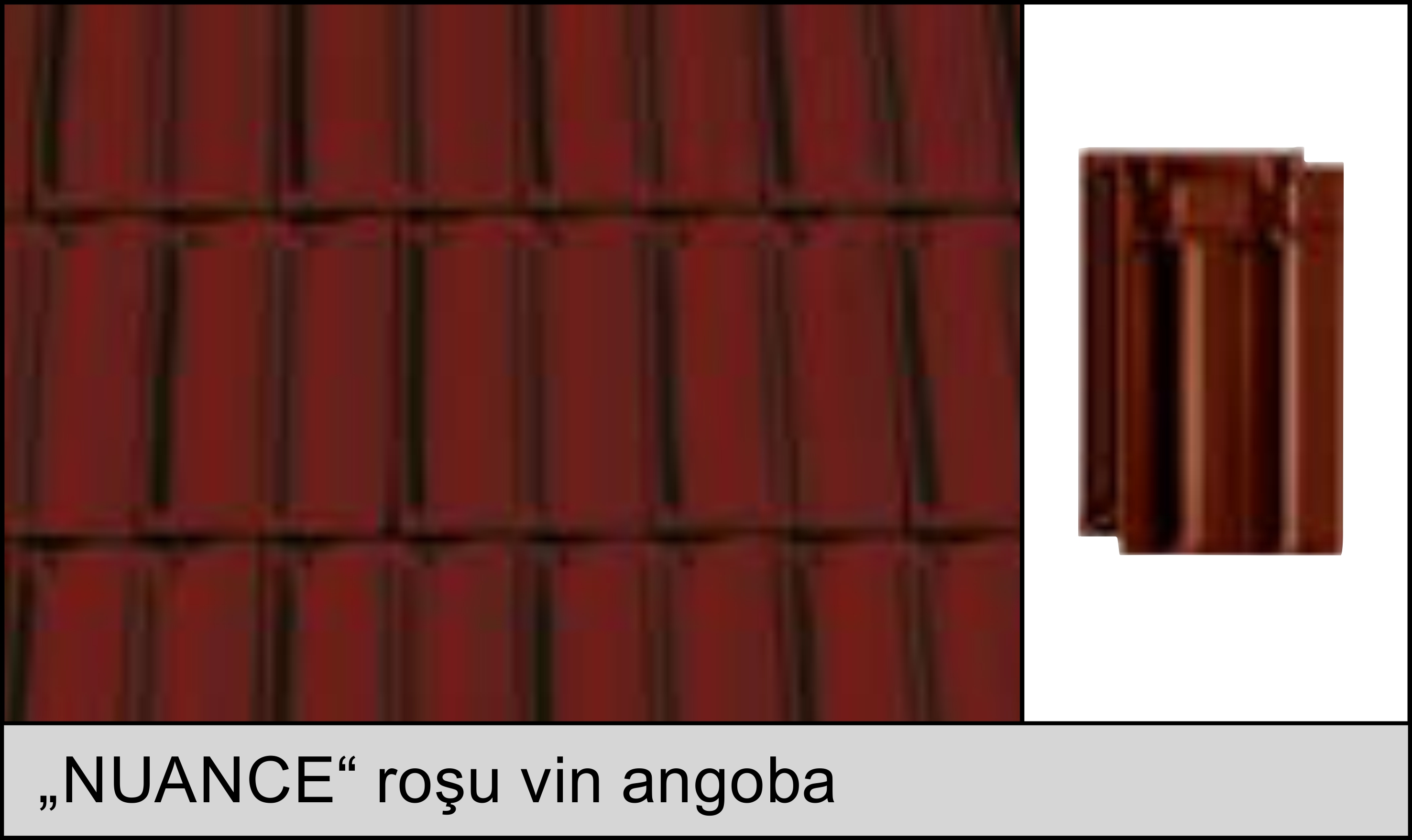 tigla ceramica rapido creaton rosu vin angoba