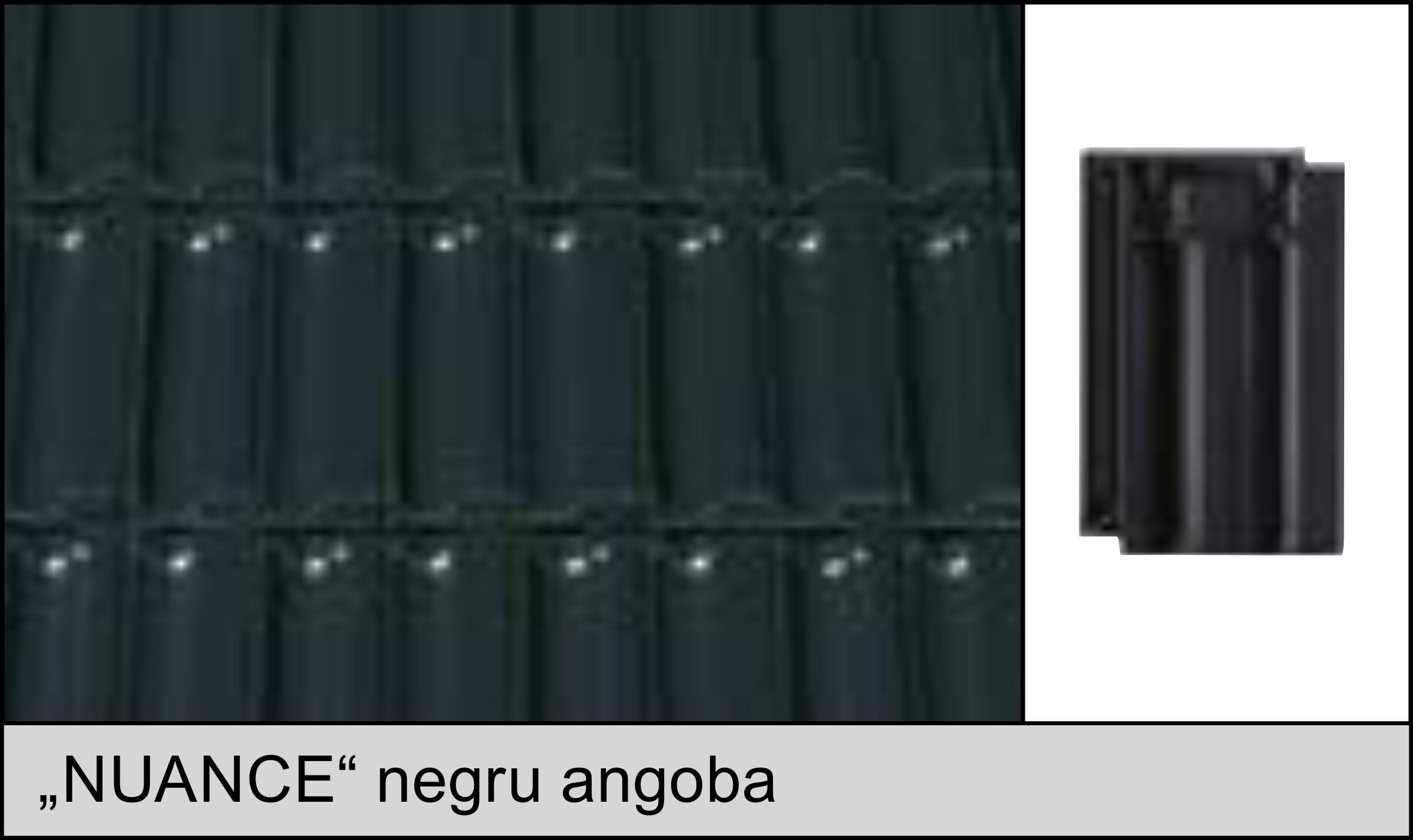 tigla ceramica rapido creaton negru angoba